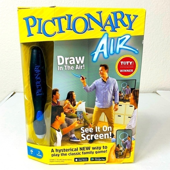 Mattel Pictionary Air Classic Family Drawing Game - Picture 1 of 8